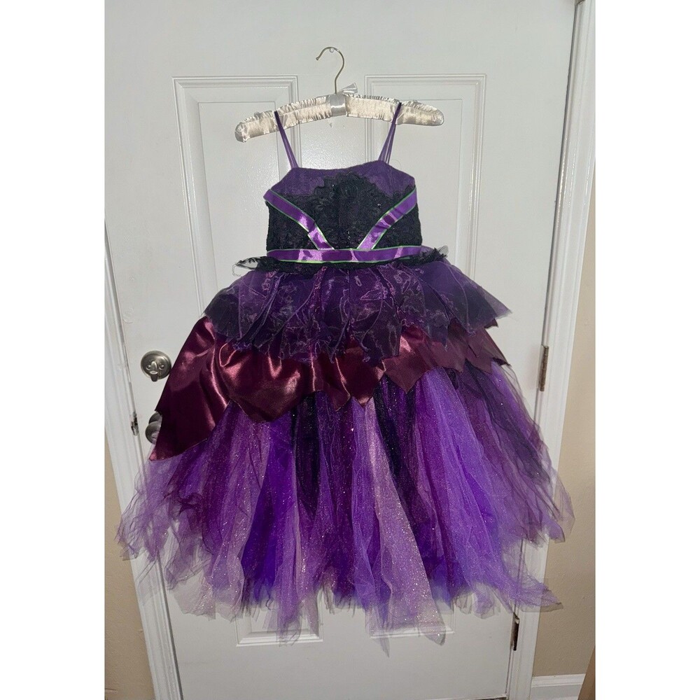 Descendants 2 Mal Purple Tutu Dress Costume Girl Size 6/7 Years